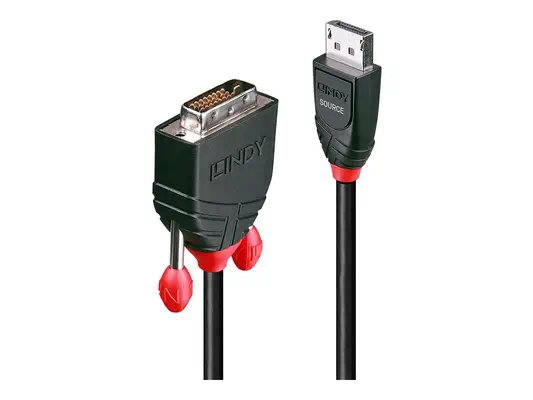 LINDY Câble DisplayPort vers DVI 1m - Lindy - Câble Audio - visuel 4