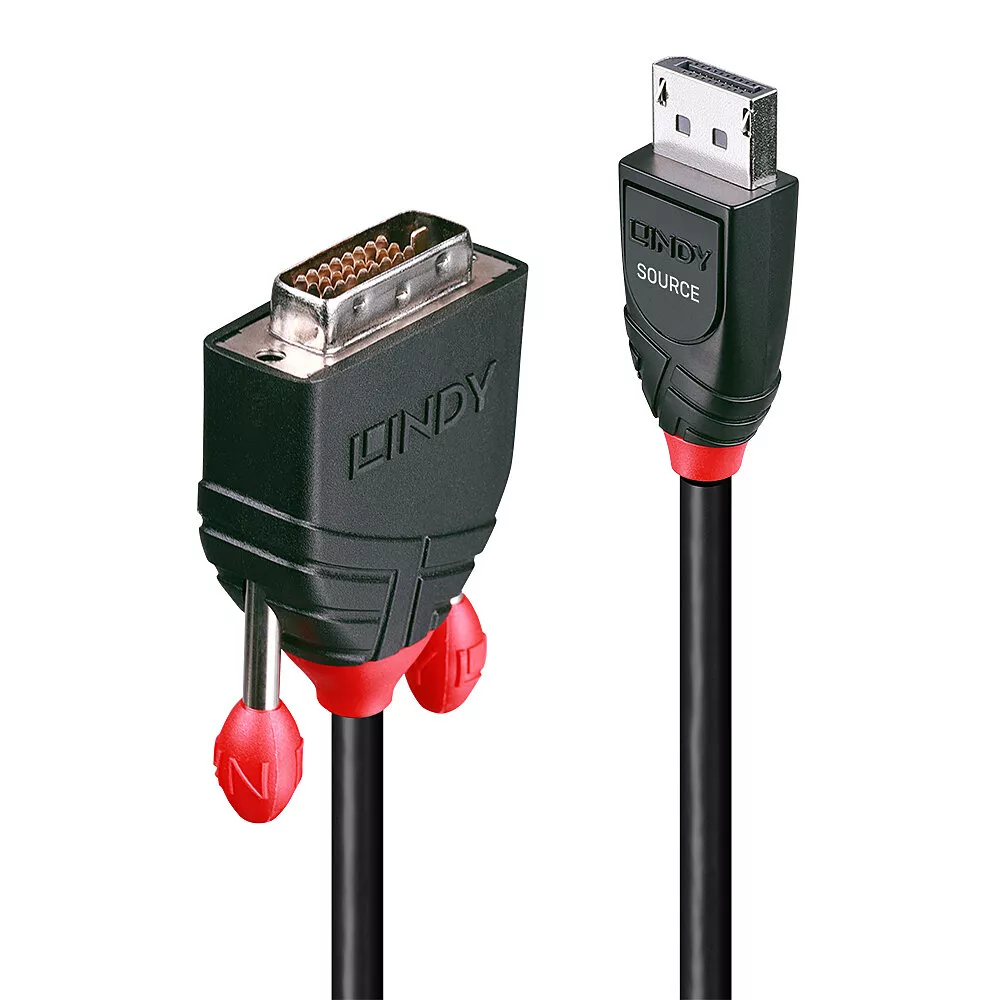 Vente Câble Audio LINDY Câble DisplayPort vers DVI 5m sur hello RSE
