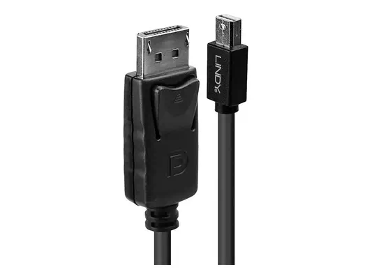 LINDY Mini DP to DP Cable black 3m MiniDisplayPort to - Lindy - Câble Audio - visuel 3