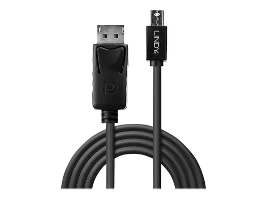 LINDY Mini DP to DP Cable black 3m MiniDisplayPort to - Lindy - Câble Audio - visuel 2