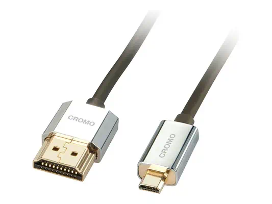 LINDY HDMI High Speed A/D Slim 2m with Ethernet - Lindy - Câble Audio - visuel 1