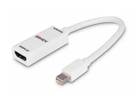 LINDY Adaptateur mini DisplayPort vers HDMI 4K passif - Lindy - Câble Audio - visuel 3