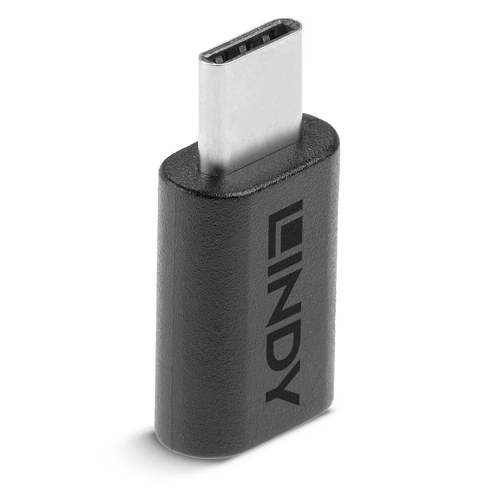 Revendeur officiel Accessoire composant LINDY USB 2.0 Adaptor Type C / Micro-B USB Type C plug /