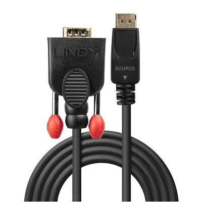 LINDY DisplayPort/VGA converter cable 2m DisplayPort Male - Lindy - Câble Audio - visuel 2