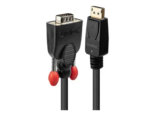 LINDY DisplayPort/VGA converter cable 2m DisplayPort Male - Lindy - Câble Audio - visuel 2