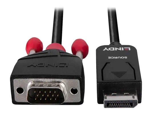 LINDY Converter Cable DisplayPort/VGA 3m Resolution up to - Lindy - Câble Audio - visuel 2