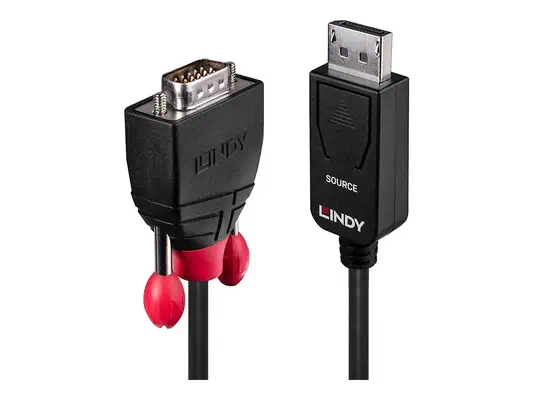 LINDY Converter Cable DisplayPort/VGA 3m Resolution up to - Lindy - Câble Audio - visuel 5