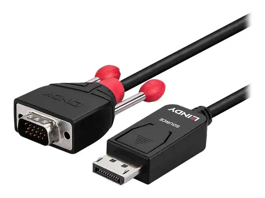 LINDY Converter Cable DisplayPort/VGA 3m Resolution up to - Lindy - Câble Audio - visuel 4