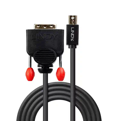 Vente LINDY Mini DisplayPort to DVI-D Cable 0.5m black Lindy au meilleur prix - visuel 2