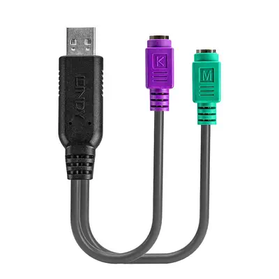 Vente LINDY USB to PS/2 Converter Converts a USB Lindy au meilleur prix - visuel 2