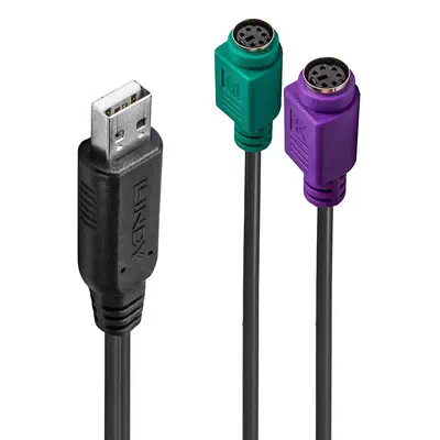 Vente Câble Audio LINDY USB to PS/2 Converter Converts a USB port into two sur hello RSE