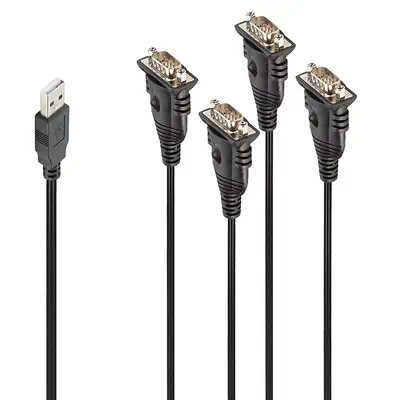 Vente Câble Audio LINDY USB to 4 Port Serial Converter sur hello RSE