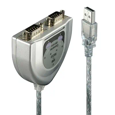 LINDY USB RS232 Converter 2 Port Simultaneously connect - Lindy - Câble Audio - visuel 1
