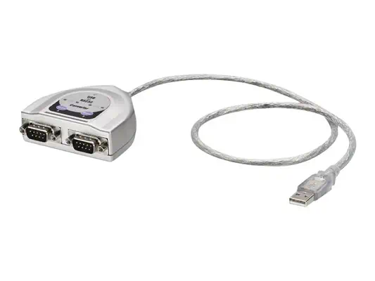 LINDY USB RS232 Converter 2 Port Simultaneously connect - Lindy - Câble Audio - visuel 2