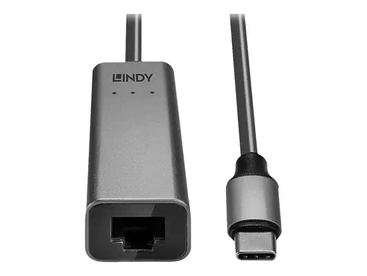 LINDY USB 3.1 Type C to 2.5G Ethernet Converter - Lindy - Câble Audio - visuel 2