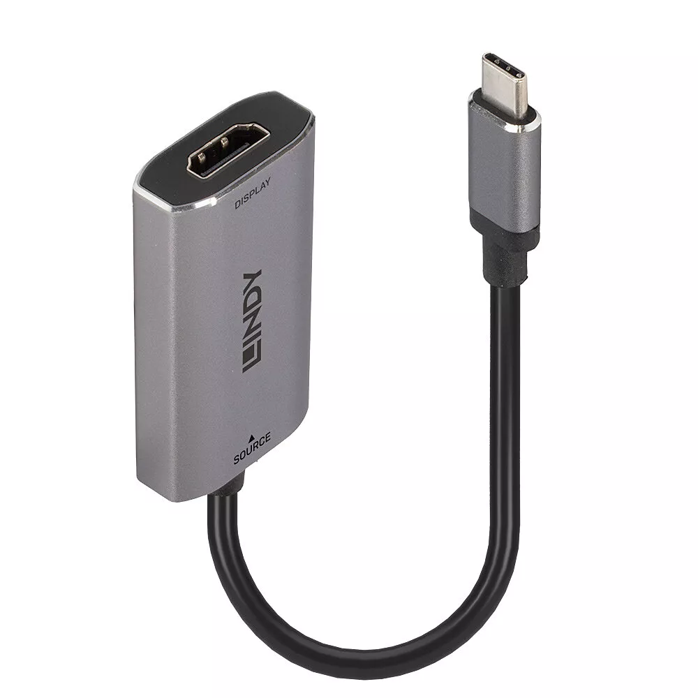 Vente Câble Audio LINDY USB Type C to HDMI 8K Converter Connect an 8K