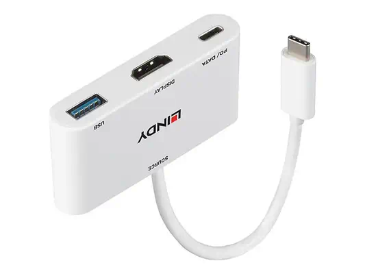 LINDY USB 3.1 Type C to HDMI Converter with PD - Lindy - Câble Audio - visuel 5