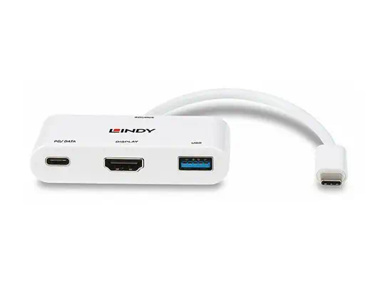 LINDY USB 3.1 Type C to HDMI Converter with PD - Lindy - Câble Audio - visuel 3