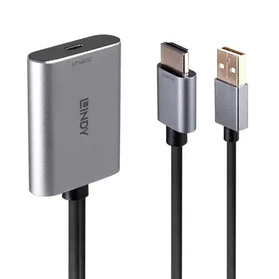 Vente Câble Audio LINDY HDMI to USB Type C Converter with USB Power sur hello RSE