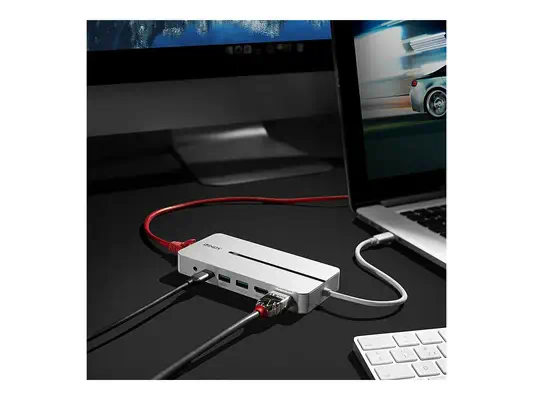 LINDY USB 3.2 Type C Mini Dock 2x HDMI 4K - Lindy - Câble Audio - visuel 1