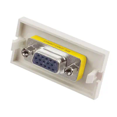 Vente LINDY VGA double female coupler module for wall Lindy au meilleur prix - visuel 2