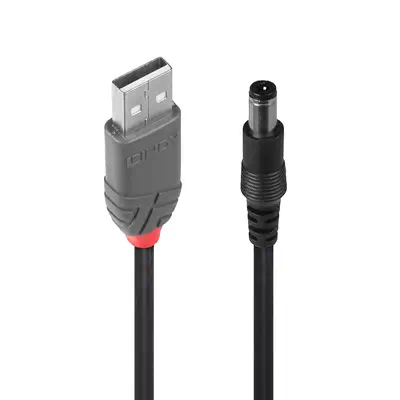 LINDY Adptor Cable USB A male DC 5.5/2.5mm male 1.5m - Lindy - Câble Audio - visuel 1