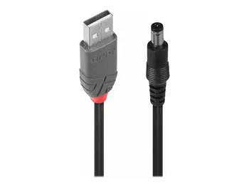 LINDY Adapter Cable USB A male DC 5.5/2.1mm male 1.5m achat