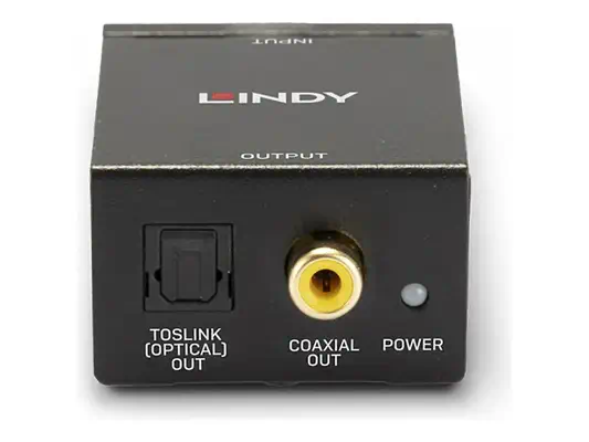 LINDY Phono to TosLink Optical & Coaxi Convert analogue - Lindy - Câble Audio - visuel 1