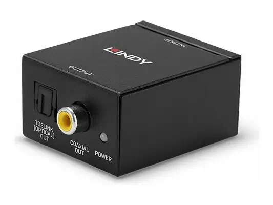 LINDY Phono to TosLink Optical & Coaxi Convert analogue - Lindy - Câble Audio - visuel 3