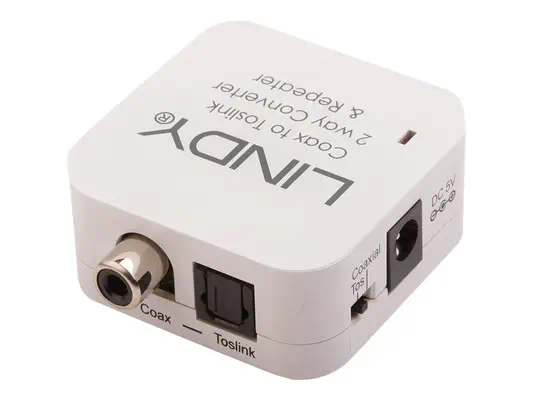LINDY Convert. audio coaxial optique - Lindy - Câble Audio - visuel 1