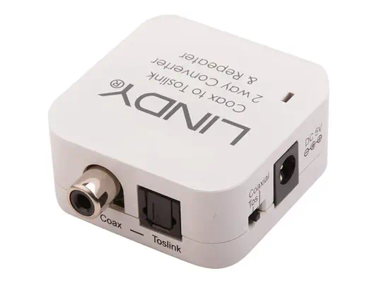 LINDY Convert. audio coaxial optique - Lindy - Câble Audio - visuel 2