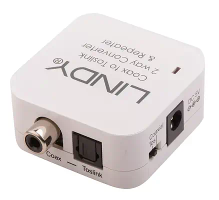 Vente Câble Audio LINDY Convert. audio coaxial optique