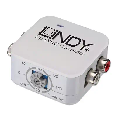 Revendeur officiel LINDY Lip Sync Corrector Adjustable Delay 0-300ms