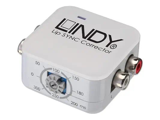 LINDY Lip Sync Corrector Adjustable Delay 0-300ms - Lindy - Câble Audio - visuel 1