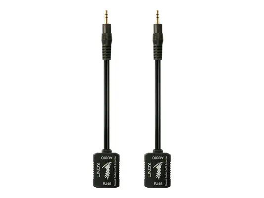 LINDY Stereo Audio Extender Cat.5/6 100m 3.5mm Analog - Lindy - Câble Audio - visuel 2