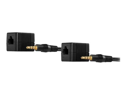 LINDY Stereo Audio Extender Cat.5/6 100m 3.5mm Analog - Lindy - Câble Audio - visuel 1