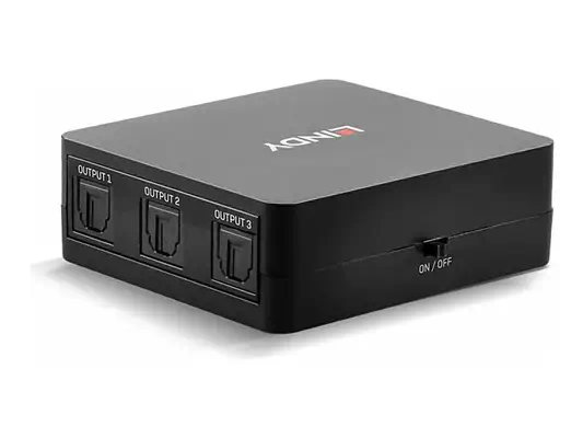 LINDY 3 Port Optical Audio Splitter - Lindy - Câble Audio - visuel 4