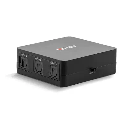 Vente LINDY 3 Port TosLink Optical Audio Switch Lindy au meilleur prix - visuel 2