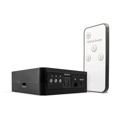 Vente Câble Audio LINDY 3 Port TosLink Optical Audio Switch