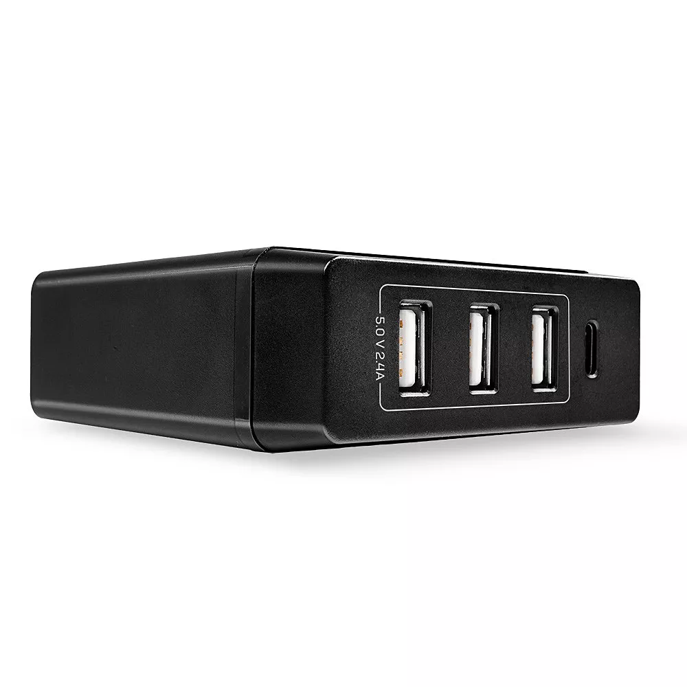 Achat LINDY 4 Port USB Type C & A Smart Charger with Power - 4002888733298