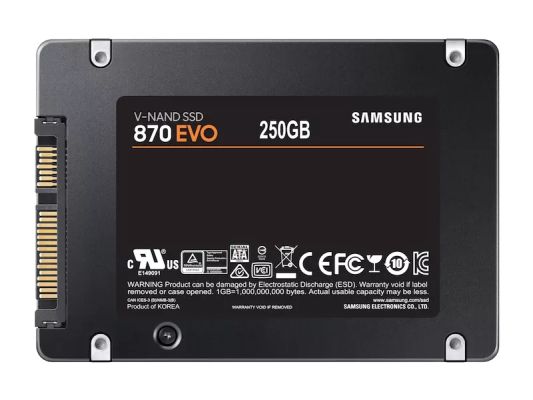 Achat SAMSUNG SSD 870 EVO 250Go 2.5p SATA 560Mo/s sur hello RSE - visuel 5