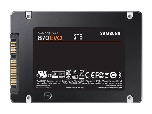 Achat SAMSUNG SSD 870 EVO 2To 2.5p SATA 560Mo/s sur hello RSE - visuel 5
