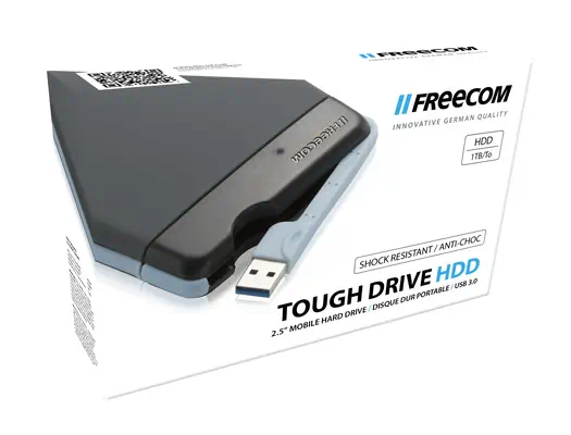 Freecom Tough Drive disque dur externe 1 To 5400 tr/min 2.5" USB 3.2 Gen 1 (3.1 Gen 1) Gris - Disque dur Externe - visuel 4