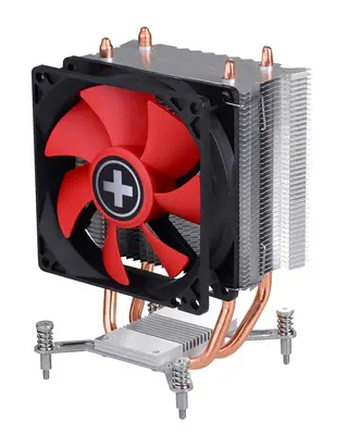 Xilence I402 Processeur Refroidisseur 9,2 cm Noir, Rouge, Argent - Refroidissement PC - visuel 1