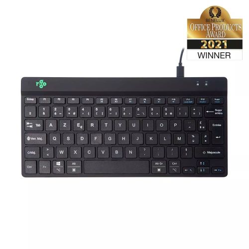 Achat R-Go Tools R-Go Compact Break clavier AZERTY (FR), filaire - 8719274491415