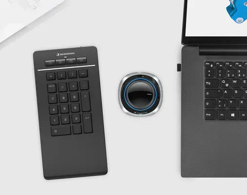 3Dconnexion Numpad Pro clavier numérique Bluetooth/USB/RF Wireless Noir - Clavier - visuel 6