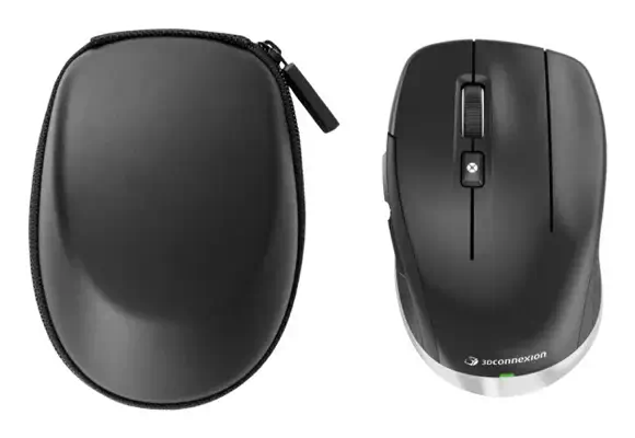3Dconnexion CadMouse Compact souris Bureau Droitier RF Wireless + Bluetooth + USB Type-C Optique 720 - Souris - visuel 3