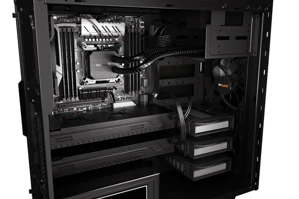 Pure Base 600 Noir | Boîtier PC, Mini ITX / Micro ATX / ATX,1 ventilateur Pure Wings 2 120 mm, 1 ven - be quiet! - Boitier - visuel 5