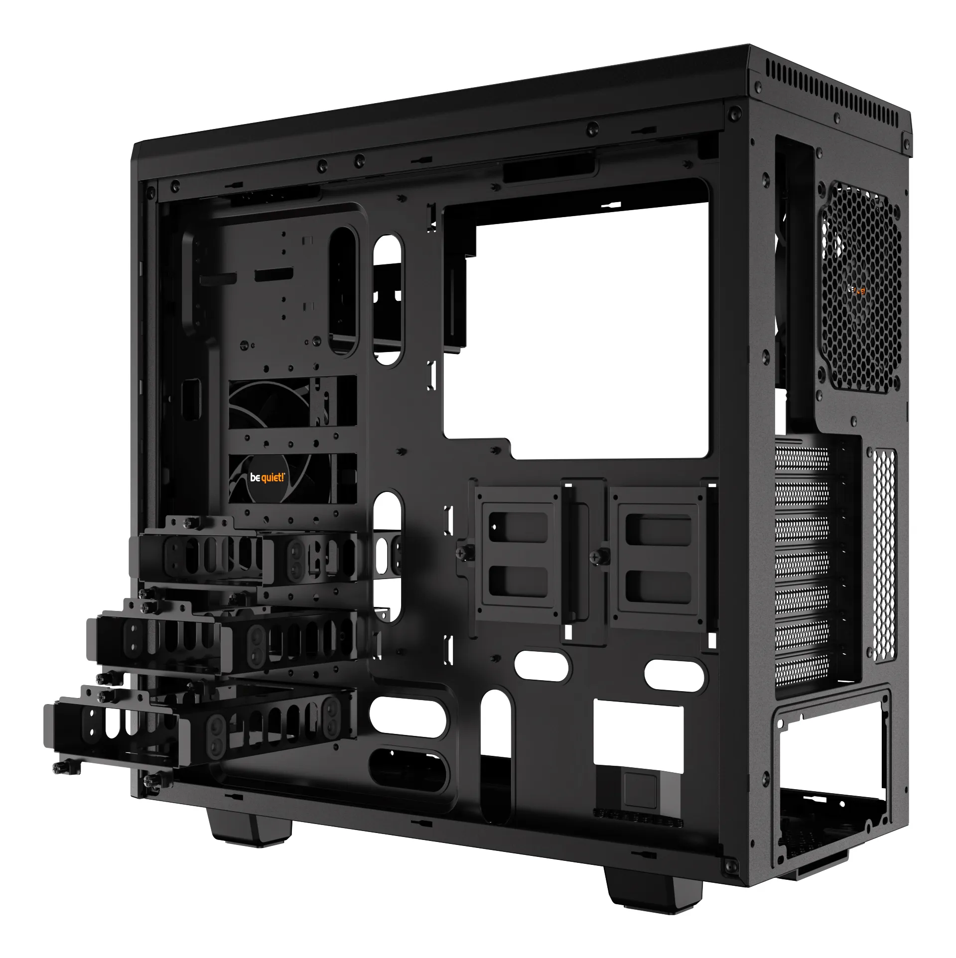 Pure Base 600 Argent | Boîtier PC, Mini ITX / Micro ATX / ATX,1 ventilateur Pure Wings 2 120 mm, 1 v - be quiet! - Boitier - visuel 5
