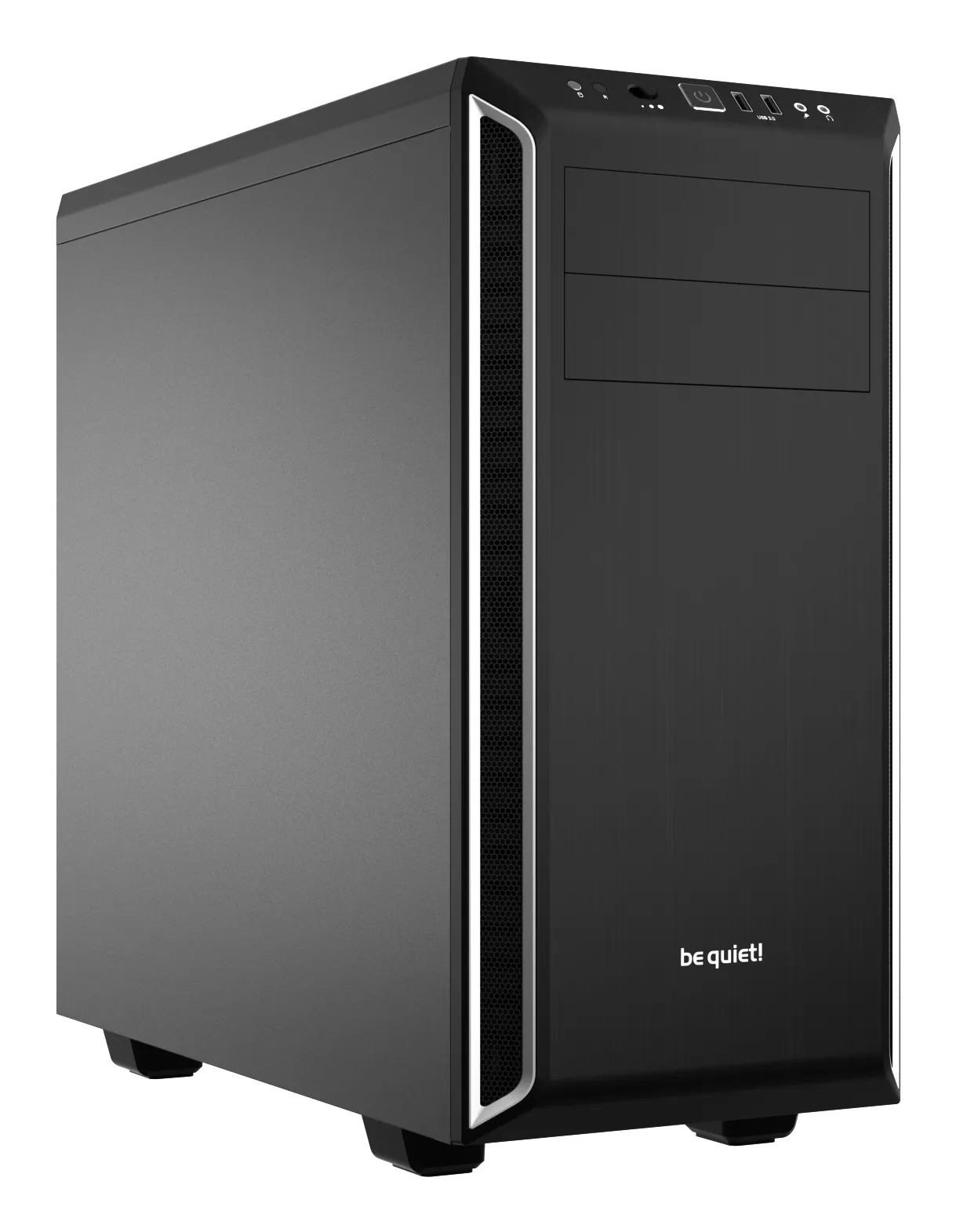 Pure Base 600 Argent | Boîtier PC, Mini ITX / Micro ATX / ATX,1 ventilateur Pure Wings 2 120 mm, 1 v - be quiet! - Boitier - visuel 1